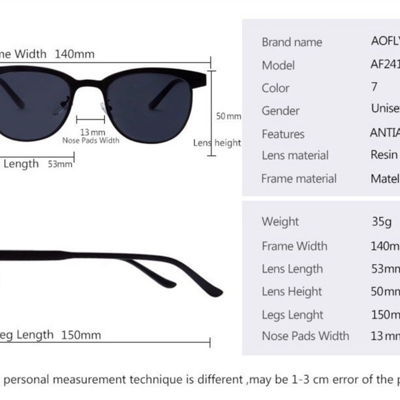 Mirrored Sunglasses​ - Picture 6 of 6